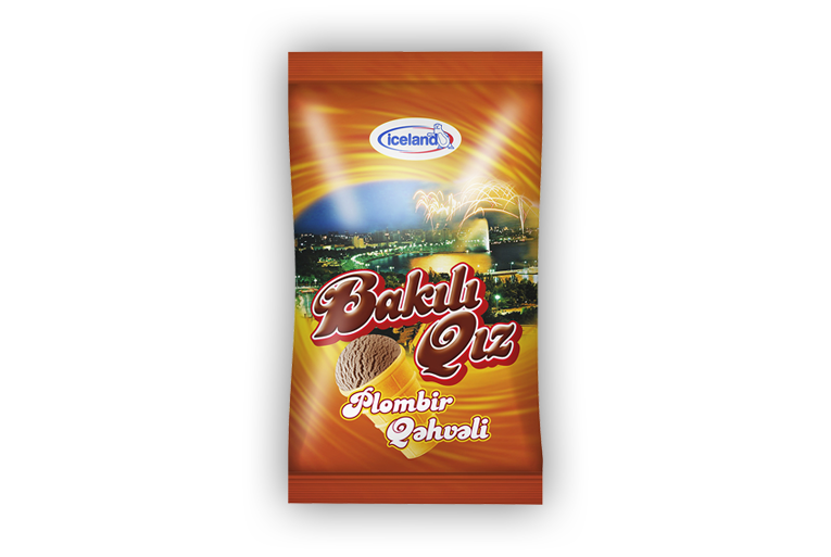 BAKILI QIZ | COFFEE FLAVORED ICE CREAM 12% | WAFER CUP