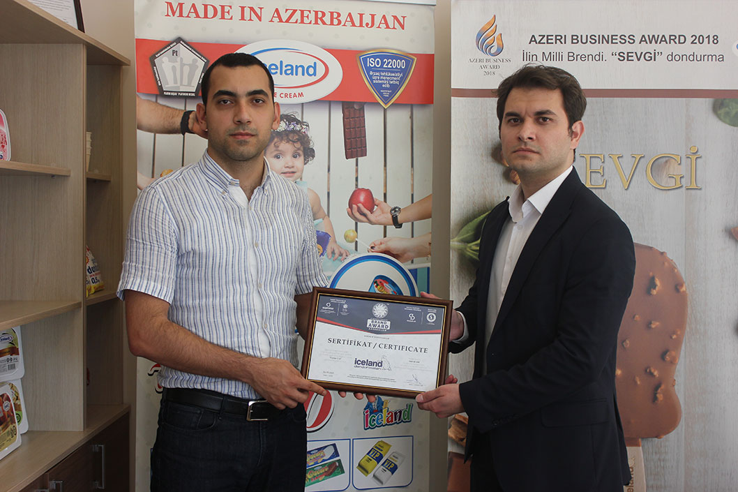 ICELAND TRADEMARK BECAME THE WINNER OF THE “BRAND AWARD AZERBAIJAN” NATIONAL COMPETITION