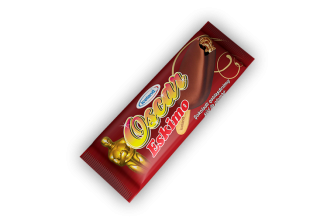OSKAR | SWEET CONDENSED MILK PLOMBIERE WITH A CHOCOLATE FLAVOUR COATING | ESKIMO