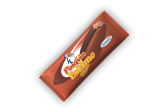 PINQVIN | CREAM COFFEE FLAVOUR WITH A CHOCOLATE FLAVOUR COATING | ESKIMO
